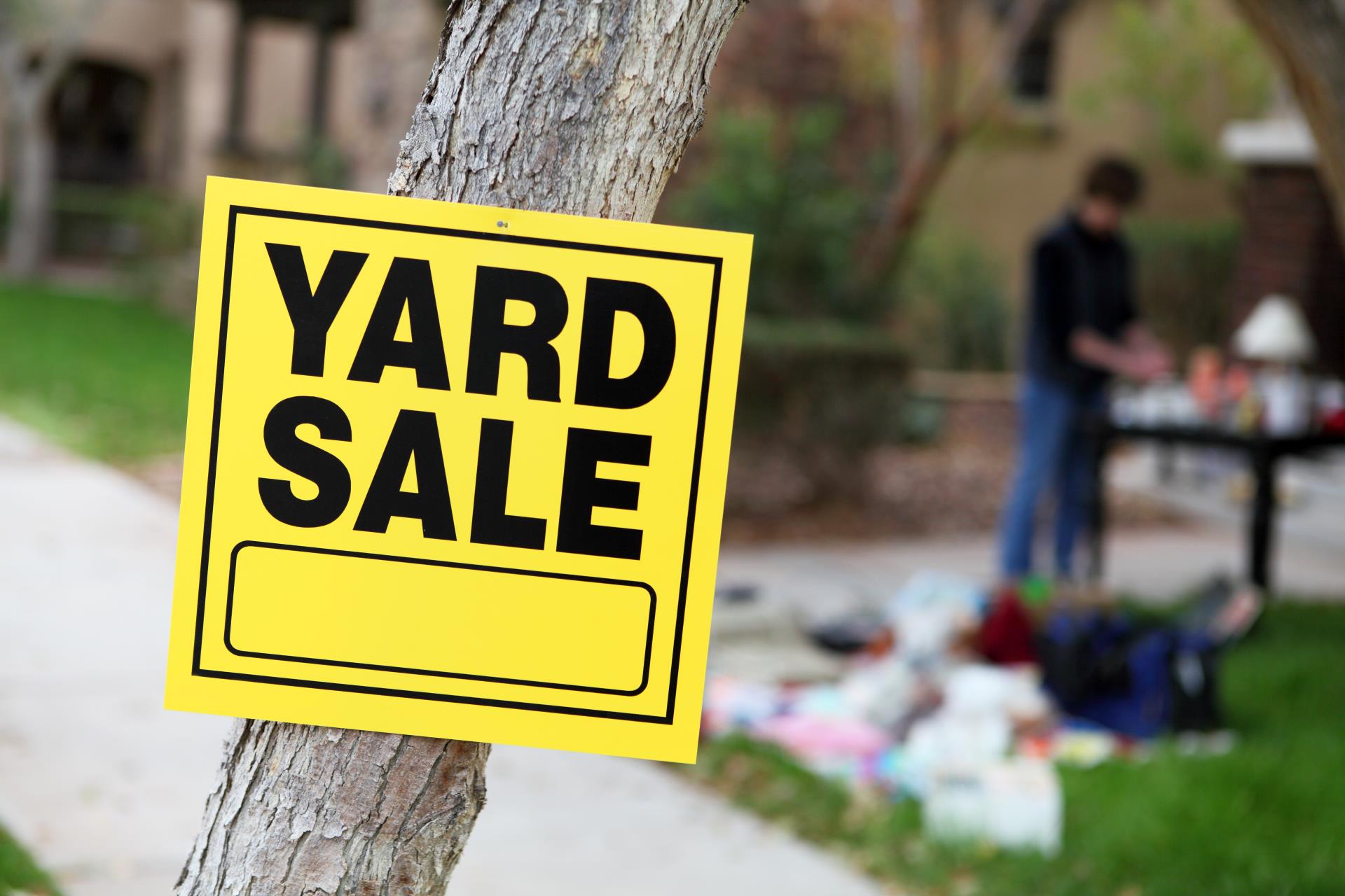 Stop by Village Offices for a $5 yard sale permit!